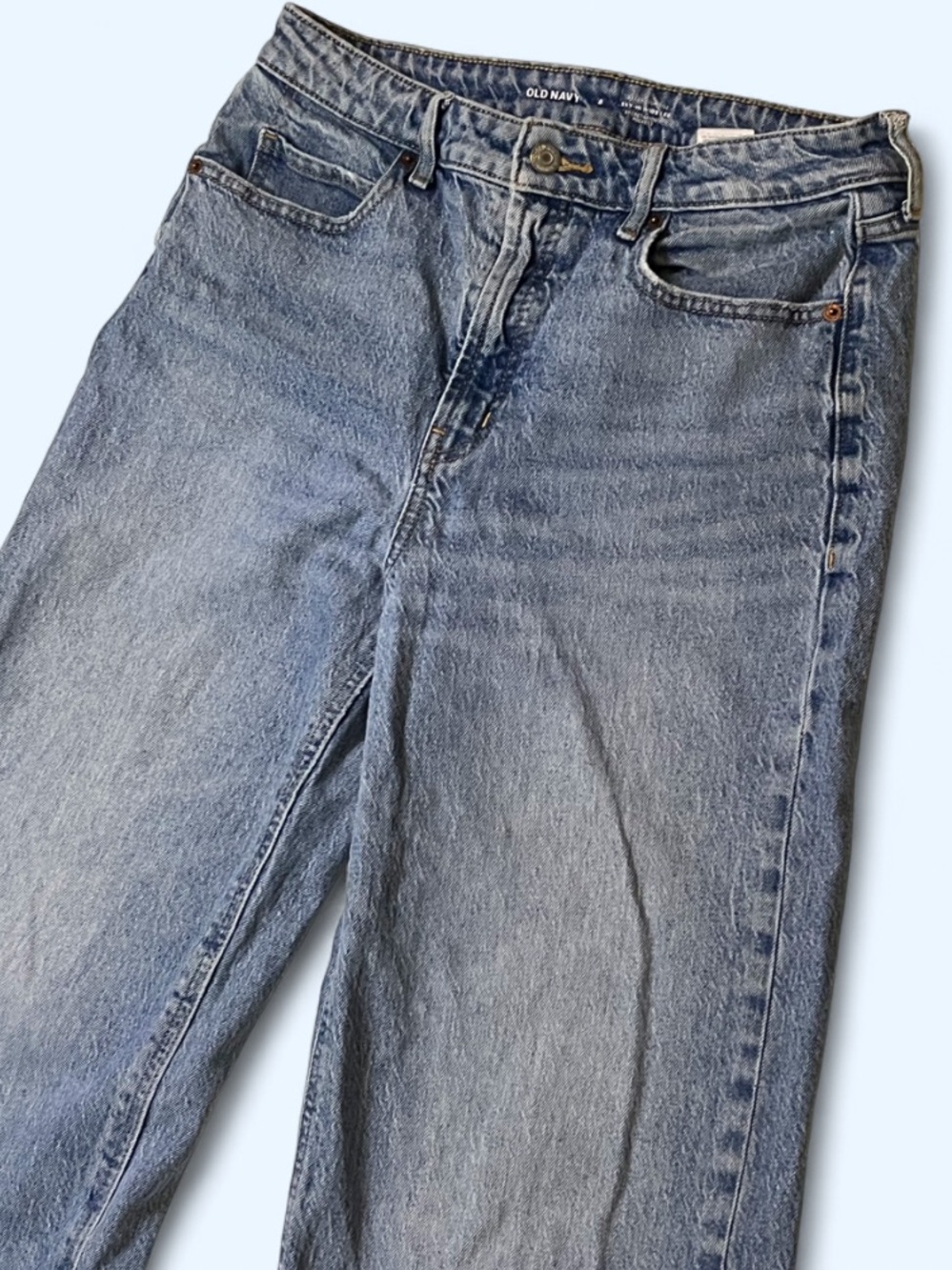 Old Navy Light Blue Straight Leg Women's Jeans